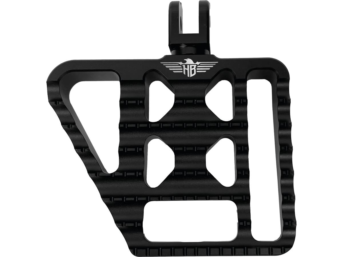 Heinz Bikes V1 Performance Passenger Mini Floorboards Black Satin Anodized Heinz Bikes