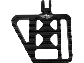 Heinz Bikes V1 Performance Passenger Mini Floorboards Black Satin Anodized Heinz Bikes