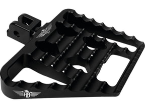 Heinz Bikes V1 Performance Passenger Mini Floorboards Black Satin Anodized Heinz Bikes