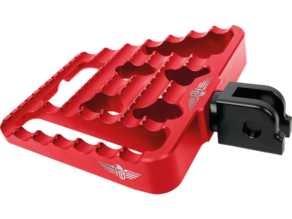 Heinz Bikes V1 Performance Mini Floorboards Red Anodized Heinz Bikes