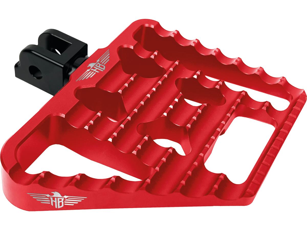 Heinz Bikes V1 Performance Mini Floorboards Red Anodized Heinz Bikes
