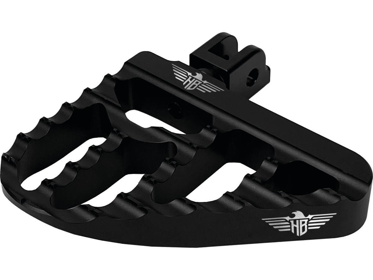 Heinz Bikes V2 Performance Mini Floorboards Black Satin Anodized Heinz Bikes