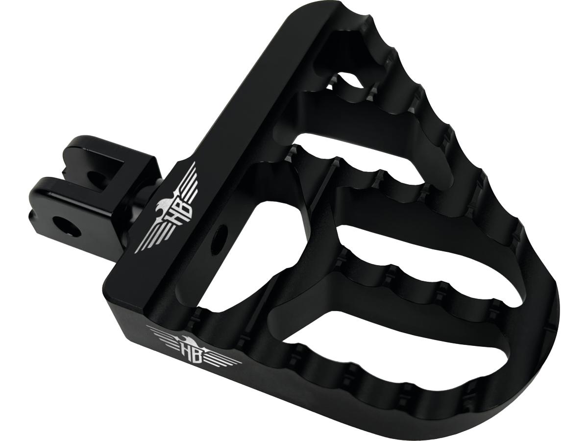 Heinz Bikes V2 Performance Mini Floorboards Black Satin Anodized Heinz Bikes