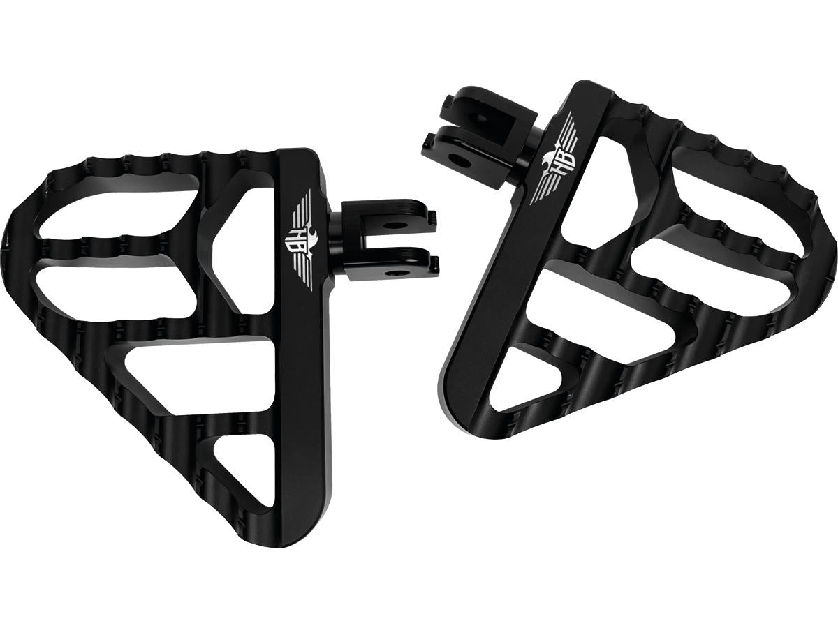 Heinz Bikes V2 Performance Passenger Mini Floorboards Black Satin Anodized Heinz Bikes Default Title