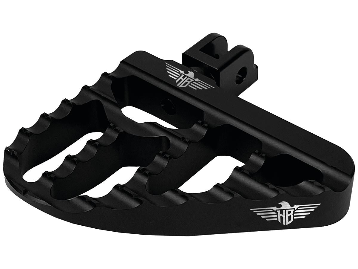 Heinz Bikes V2 Performance Passenger Mini Floorboards Black Satin Anodized Heinz Bikes