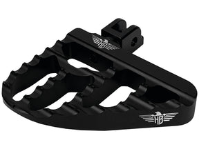 Heinz Bikes V2 Performance Passenger Mini Floorboards Black Satin Anodized Heinz Bikes