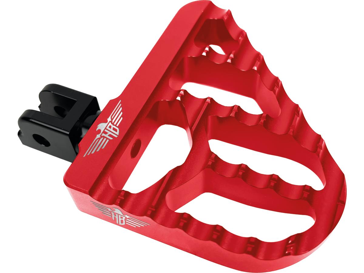 Heinz Bikes V2 Performance Mini Floorboards Red Anodized Heinz Bikes