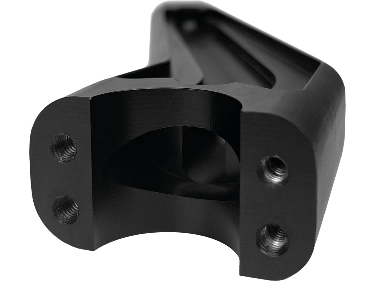 Heinz Bikes Performance Club Style Riser Kit 9" Height, 1" Handlebar Clamp Without Instrument Black Satin Heinz Bikes