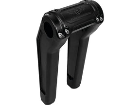 Heinz Bikes Performance Club Style Riser Kit 7" Height, 1" Handlebar Clamp Without Instrument Black Satin Heinz Bikes