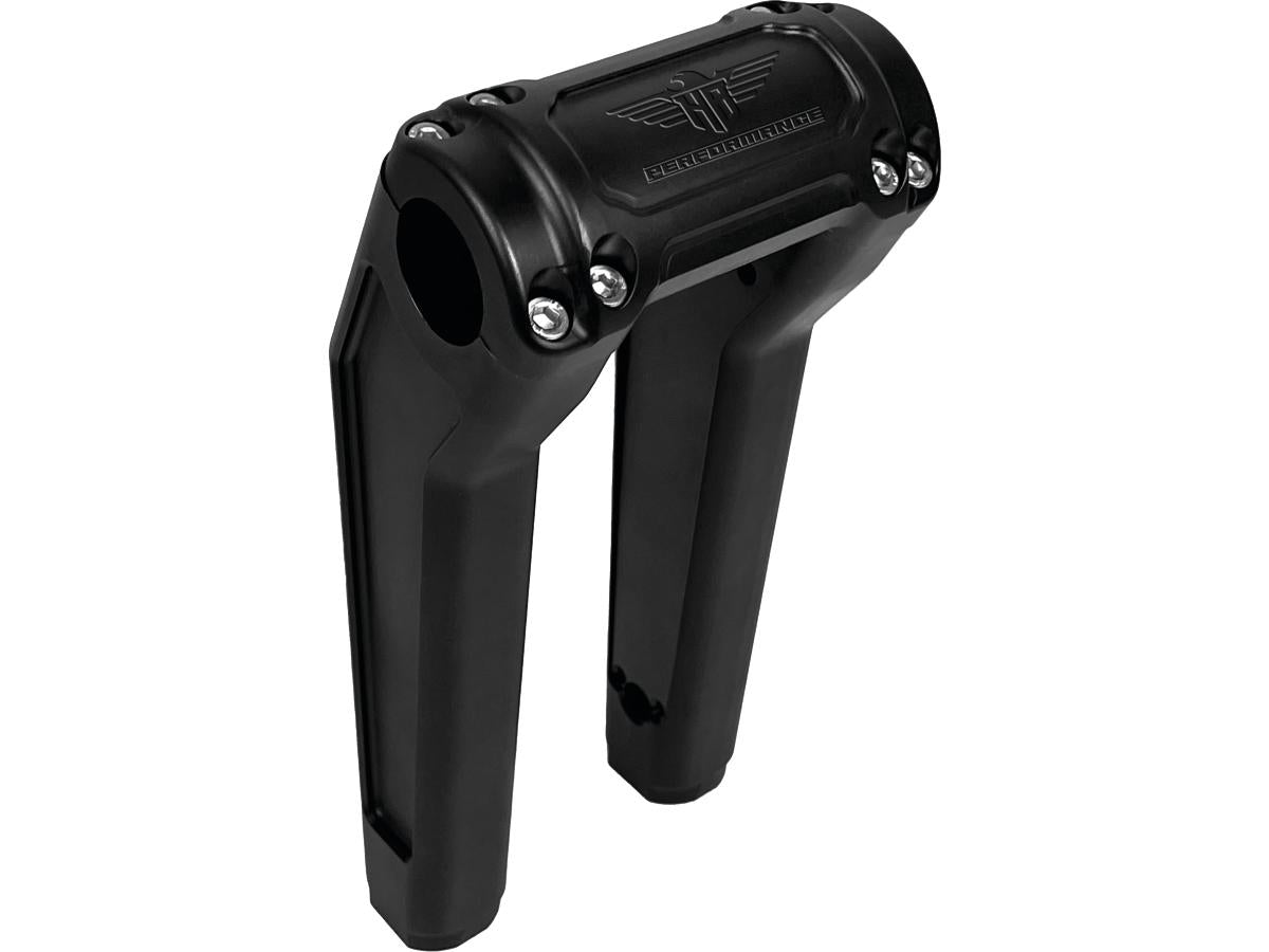 Heinz Bikes Performance Club Style Riser Kit 7" Height, 1 1/4" Handlebar Clamp Without Instrument Black Satin Heinz Bikes