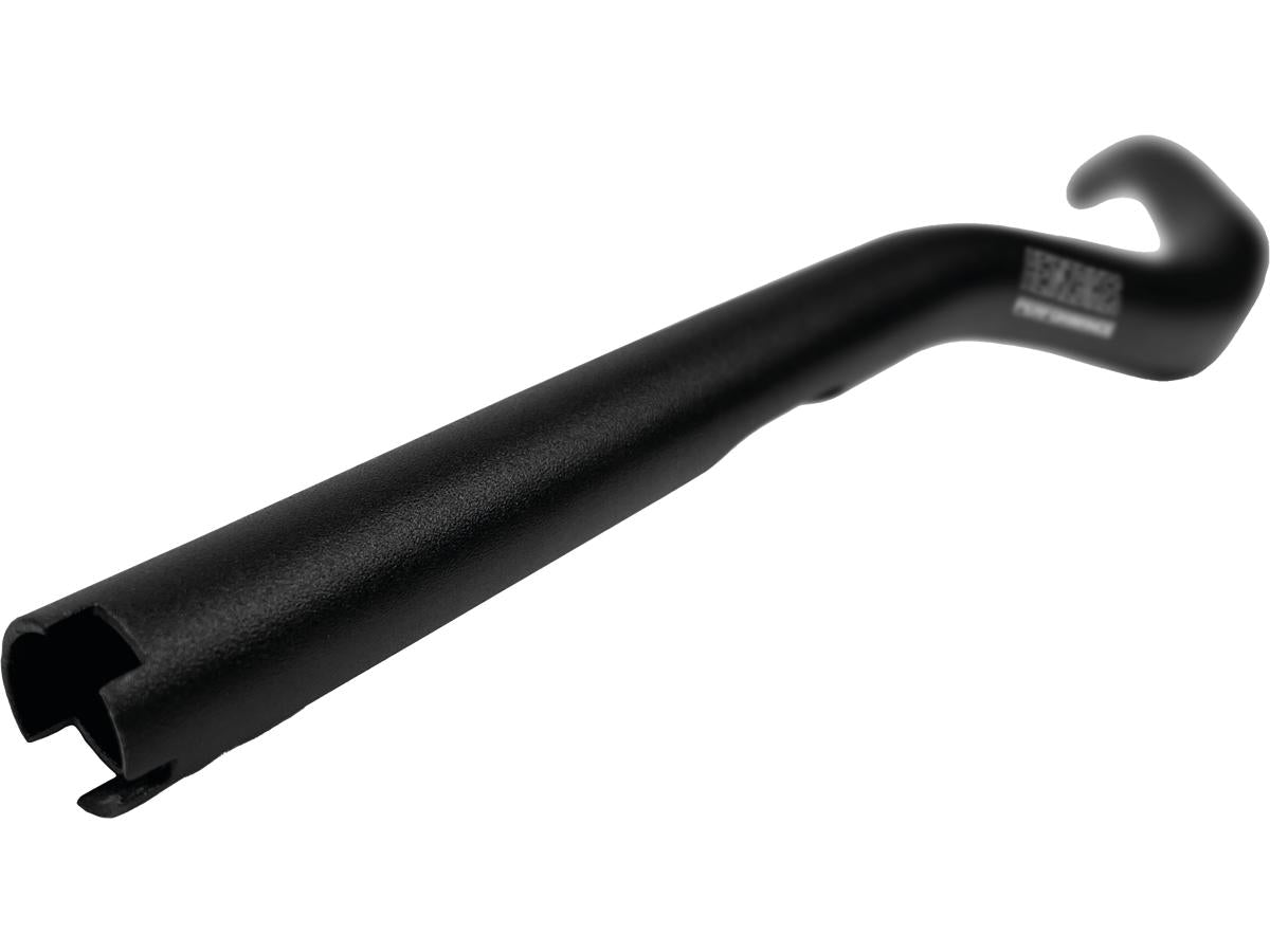 Heinz Bikes Performance Clubstyle Mx Aluminium Handlebar Tapered From 1 1/4" To 1" 5 Hole Black Satin Throttle By Wire Throttle Cables Heinz Bikes