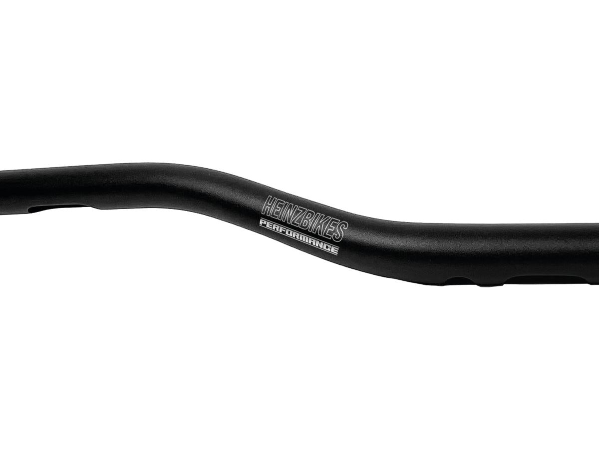 Heinz Bikes Performance Clubstyle Mx Aluminium Handlebar Tapered From 1 1/4" To 1" 5 Hole Black Satin Throttle By Wire Throttle Cables Heinz Bikes