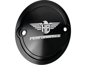 Heinz Bikes Performance Timer Cover 2 Hole Gloss Black Anodized Heinz Bikes