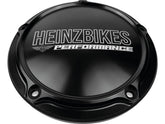 Heinz Bikes Performance Derby Cover 5 Hole Gloss Black Anodized Heinz Bikes Default Title