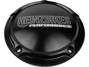 Heinz Bikes Performance Derby Cover 5 Hole Gloss Black Anodized Heinz Bikes Default Title