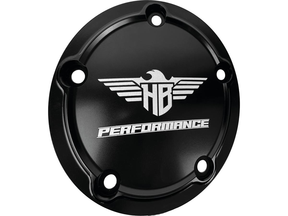 Heinz Bikes Performance Timer Cover 5 Hole Gloss Black Anodized Heinz Bikes Default Title