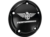 Heinz Bikes Performance Timer Cover 5 Hole Gloss Black Anodized Heinz Bikes Default Title