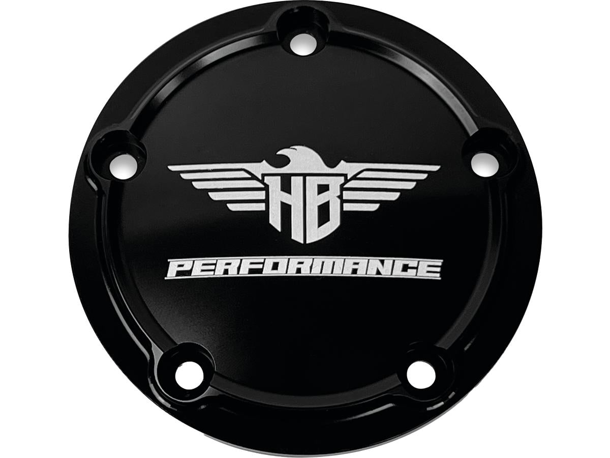 Heinz Bikes Performance Timer Cover 5 Hole Gloss Black Anodized Heinz Bikes