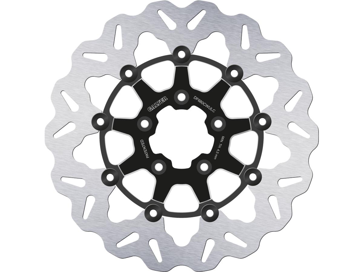 Galfer Colored Disc Wave Df Flw Floating Brake Disc Anodized Inner Aluminium Carrier Black Cut 11,5" Front Galfer Default Title