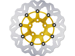 Galfer Colored Disc Wave Df Flw Floating Brake Disc Anodized Inner Aluminium Carrier Gold 11,5" Rear Galfer Default Title