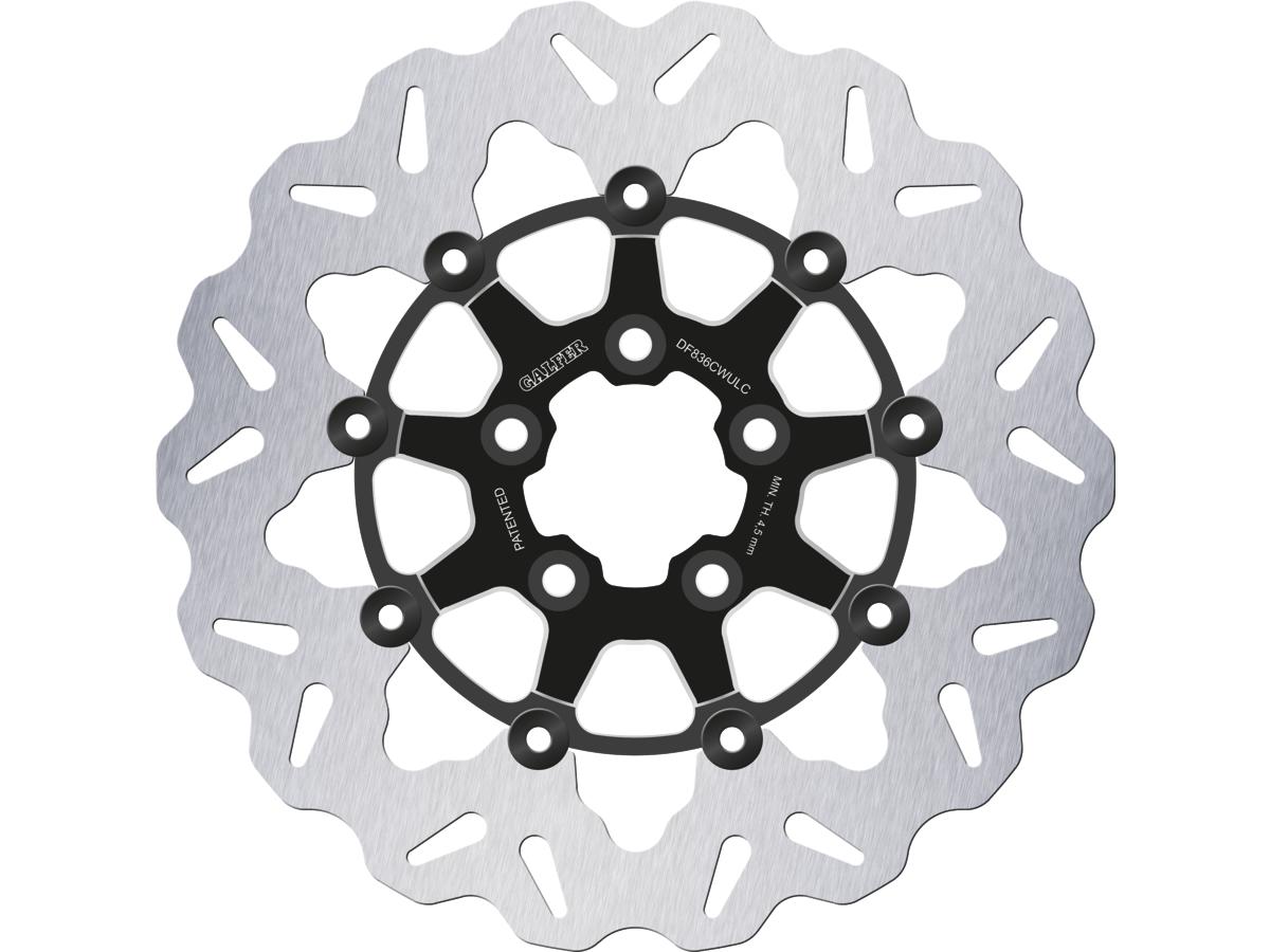 Galfer Colored Disc Wave Df Flw Floating Brake Disc Anodized Inner Aluminium Carrier Black Cut 11,5" Rear Galfer Default Title