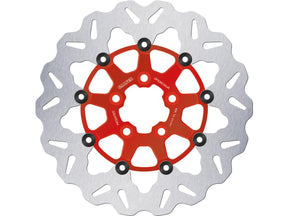 Galfer Colored Disc Wave Df Flw Floating Brake Disc Anodized Inner Aluminium Carrier Red 11,5" Rear Galfer Default Title