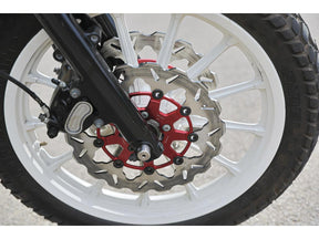Galfer Colored Disc Wave Df Flw Floating Brake Disc Anodized Inner Aluminium Carrier Red 11,5" Rear Galfer