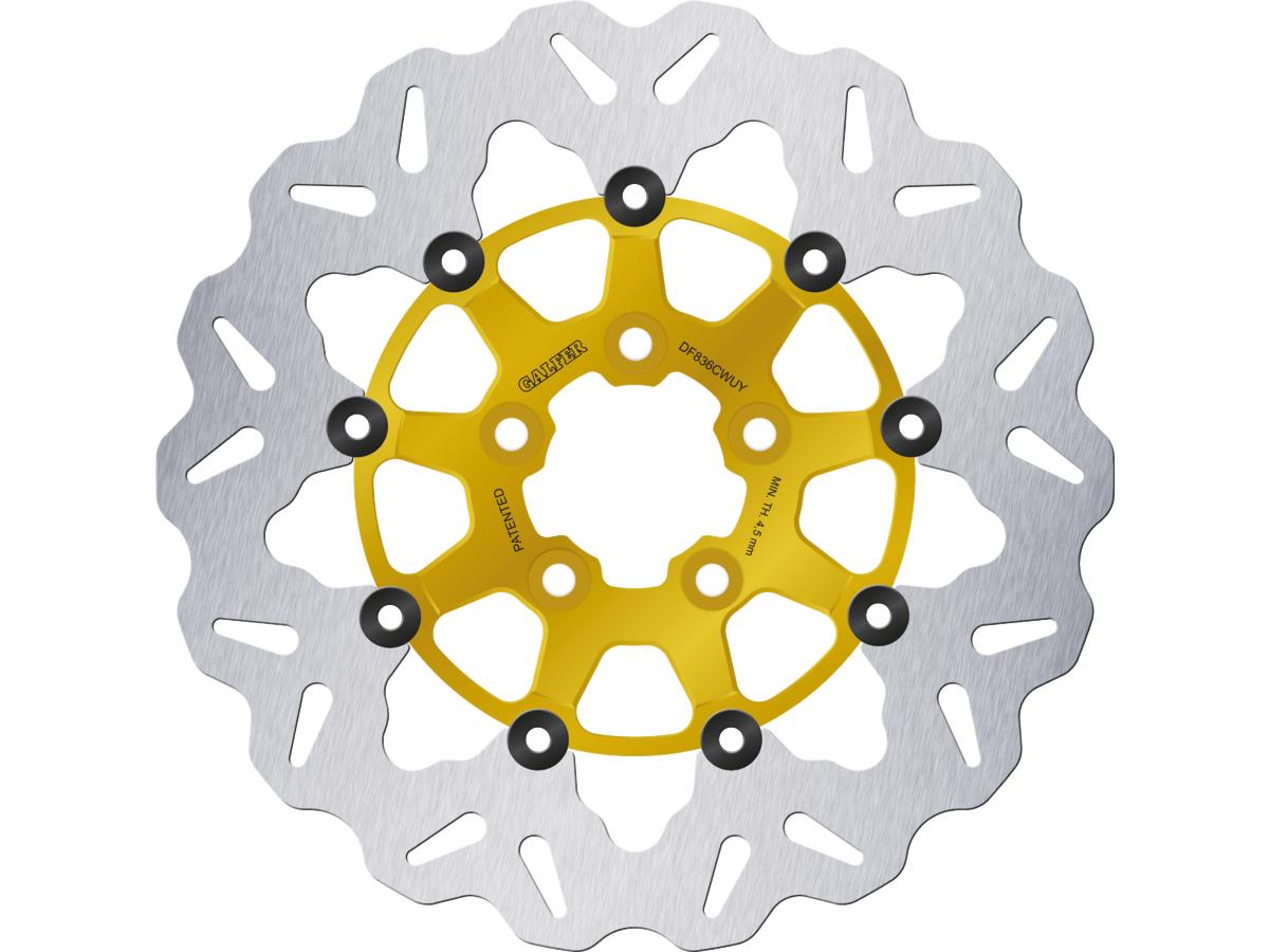 Galfer Colored Disc Wave Df Flw Floating Brake Disc Anodized Inner Aluminium Carrier Gold 11,5" Rear Galfer Default Title