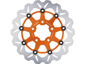 Galfer Colored Disc Wave Df Flw Floating Brake Disc Anodized Inner Aluminium Carrier Orange 11,5" Front Galfer Default Title