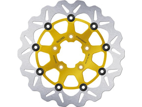 Galfer Colored Disc Wave Df Flw Floating Brake Disc Anodized Inner Aluminium Carrier Gold 11,5" Front Galfer Default Title