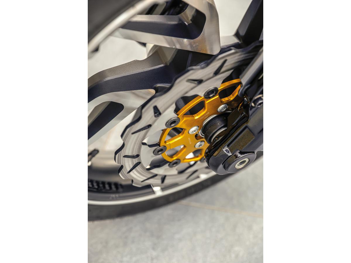 Galfer Colored Disc Wave Df Flw Floating Brake Disc Anodized Inner Aluminium Carrier Gold 11,5" Front Galfer