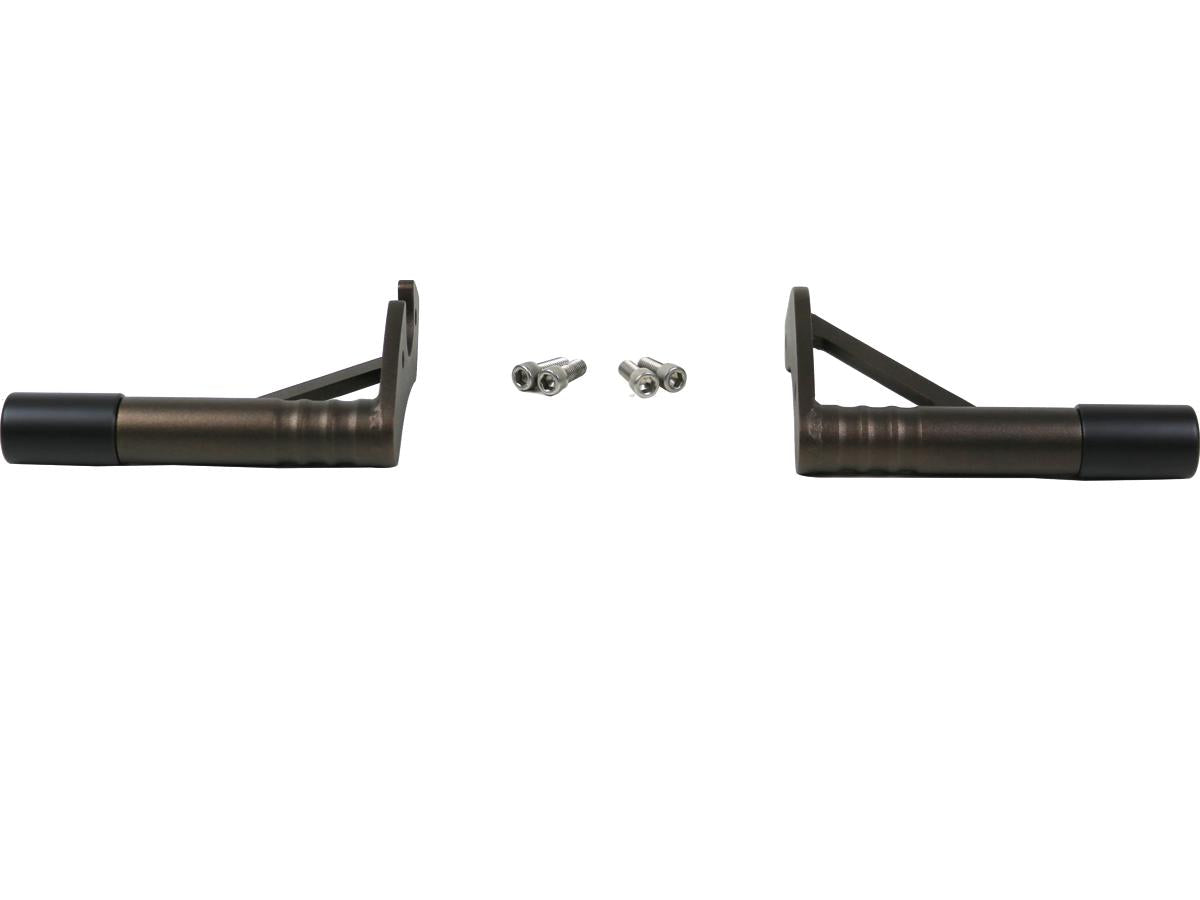 Kodlin Club Style Engine Guard For M8 Softail With Oil Cooler Protection Bronze Powder Coated Rear Kodlin