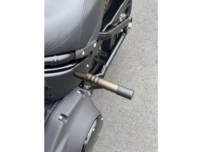 Kodlin Club Style Engine Guard For M8 Softail With Oil Cooler Protection Bronze Powder Coated Rear Kodlin Default Title