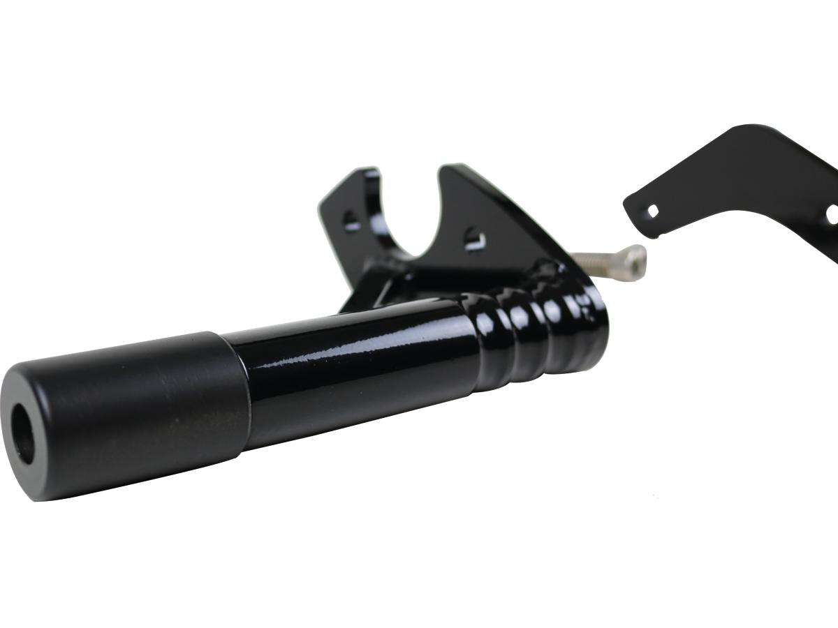 Kodlin Club Style Engine Guard For M8 Softail With Oil Cooler Protection Black Powder Coated Rear Kodlin