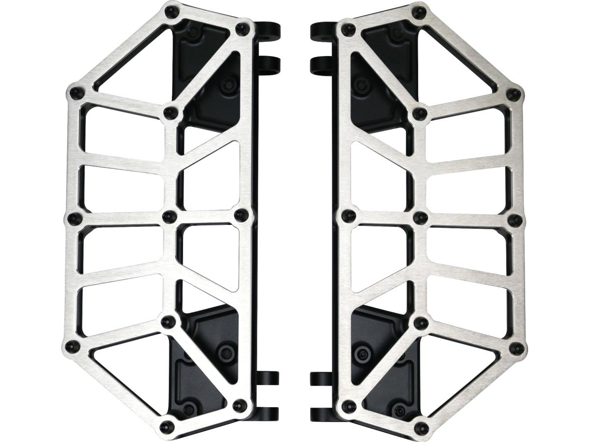 Kodlin Next Level Nxl Floorboards Brushed Stainless Steel Cover Black Anodized Kodlin Default Title