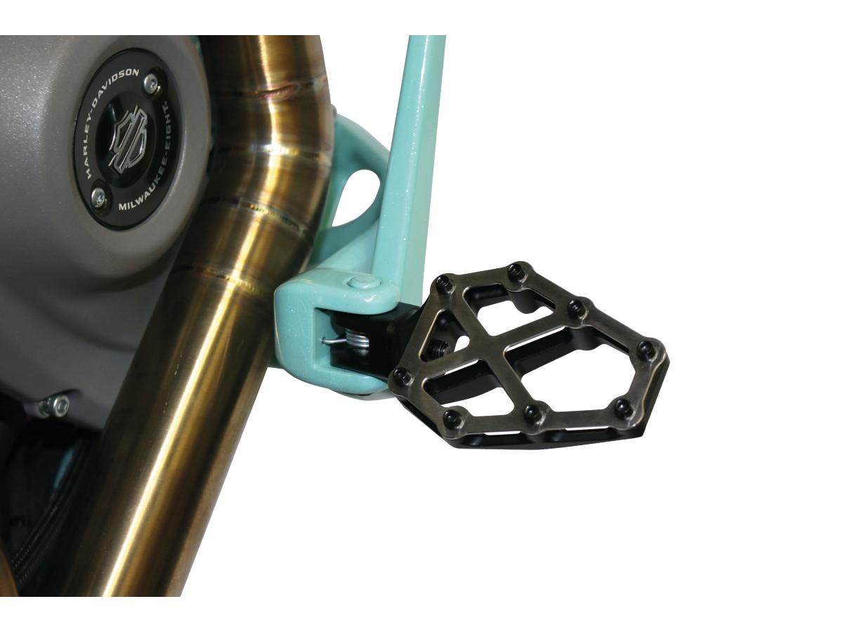 Kodlin Next Level Nxl Footpegs Brushed Stainless Steel Cover Black Anodized Kodlin