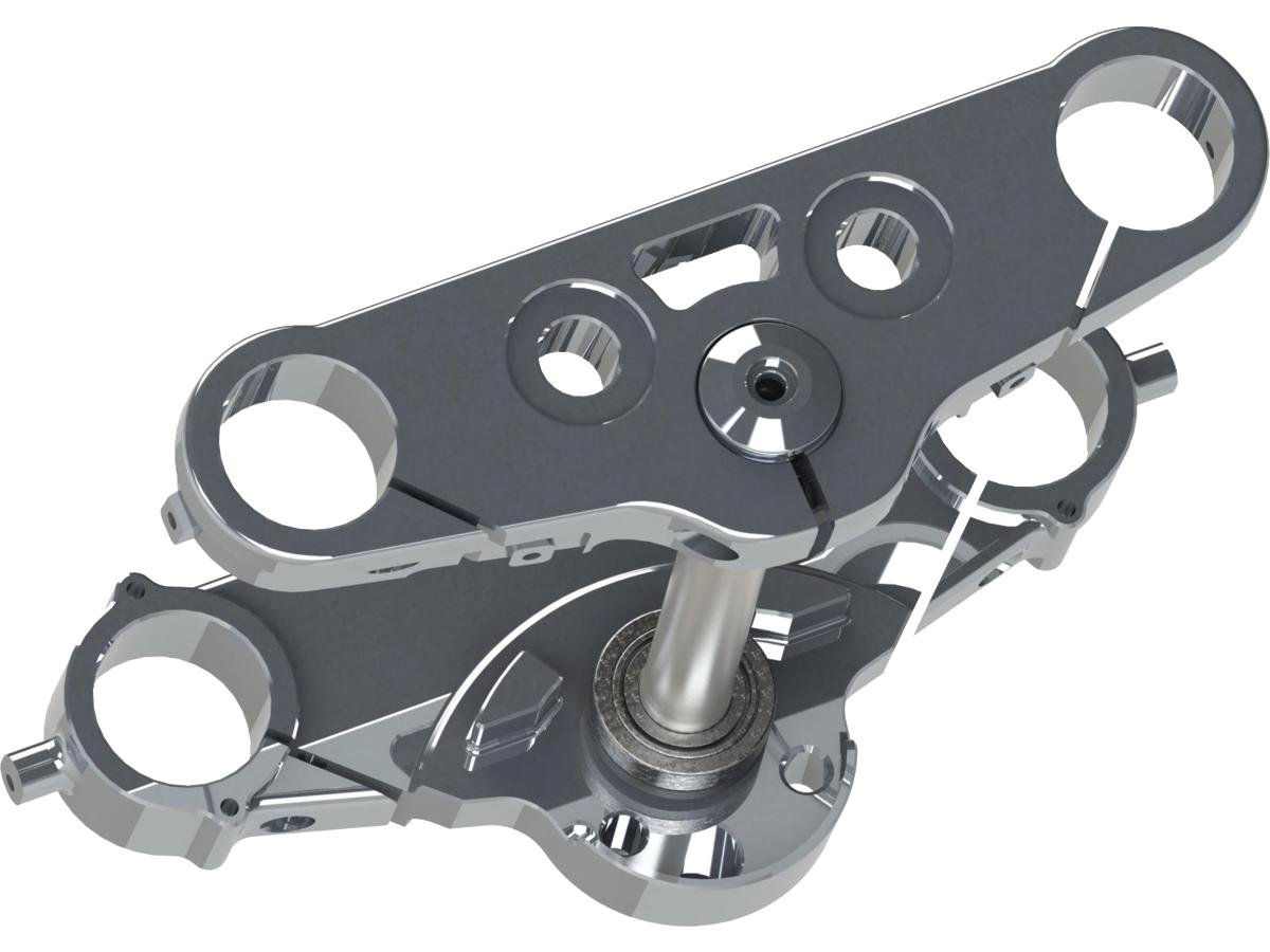 Thunderbike El Dorado 6° Triple Tree Aluminium Polished Thunderbike Default Title