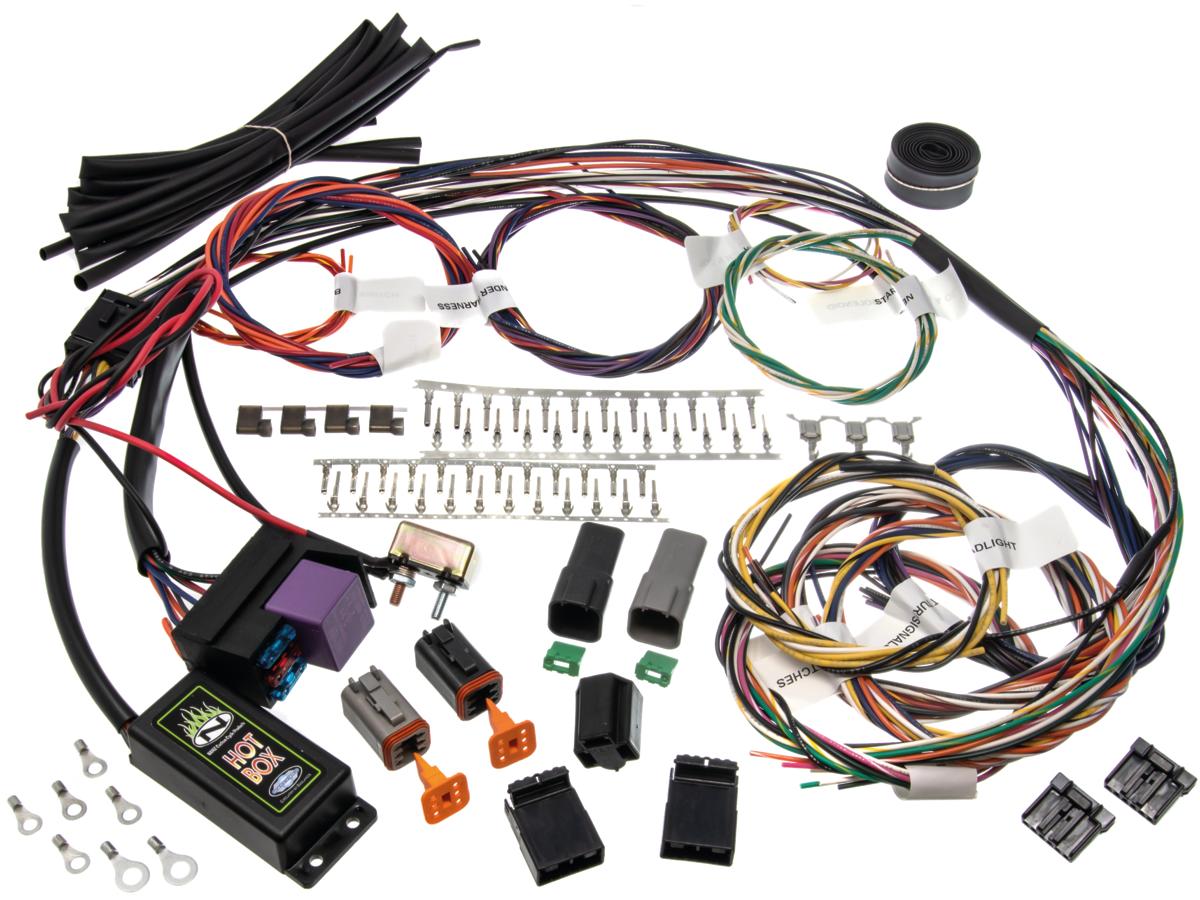 Namz Complete Bike Harness With Starter Relay, 3 Circuits And Turn Signal Self Canceling Module Namz Default Title