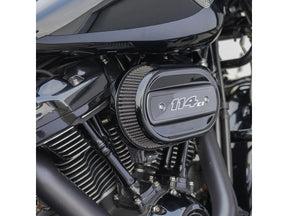 Arlen Ness Big Sucker Upgrade Air Filter For M8 Factory Oval Filters (With Oe Cover) Increased Height Arlen Ness
