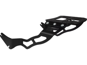 Thunderbike Custombike Luggage Rack For Tc Rocker/Breakout With 260/18 Tire And Customfender Black Powder Coated Thunderbike