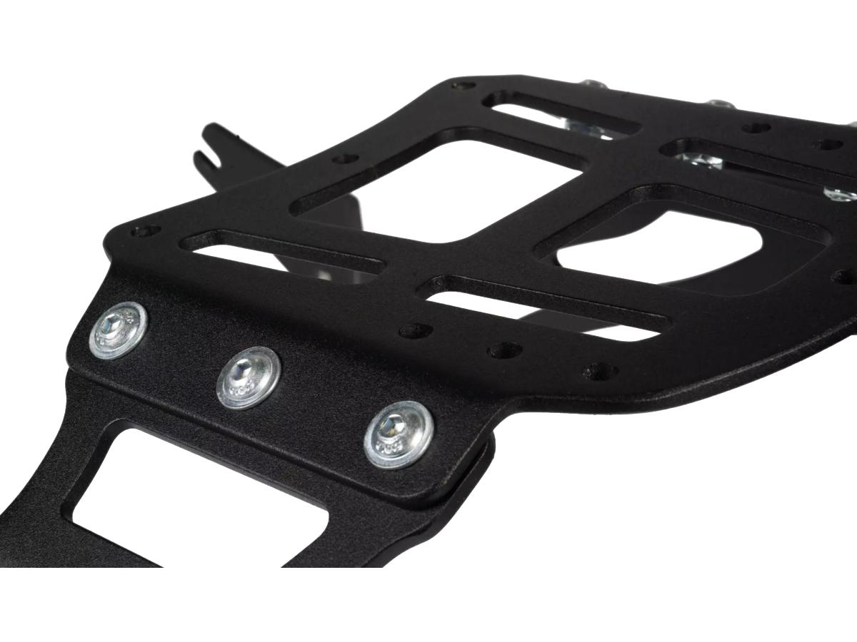 Thunderbike Custombike Luggage Rack For Tc Rocker/Breakout With 260/18 Tire And Customfender Black Powder Coated Thunderbike