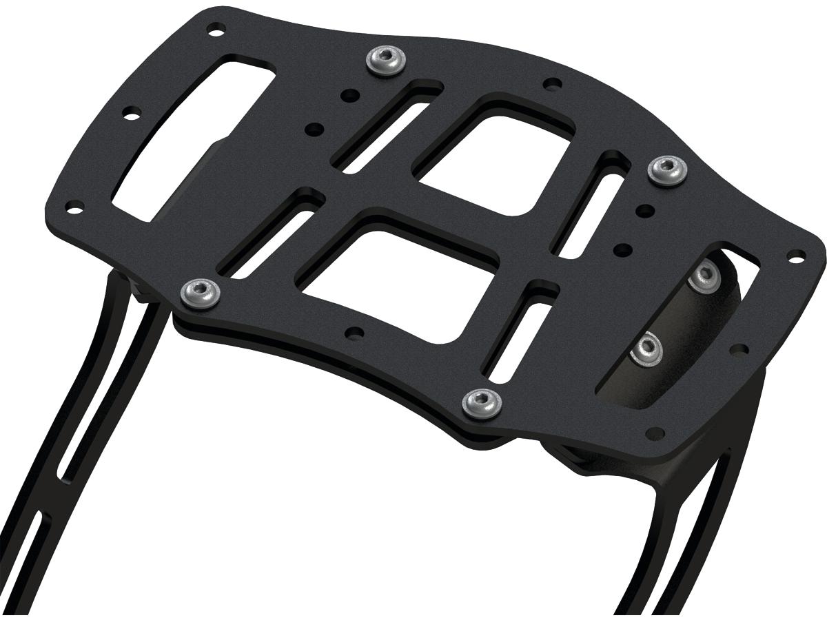 Thunderbike Custombike Luggage Rack Extension Plate Black Thunderbike