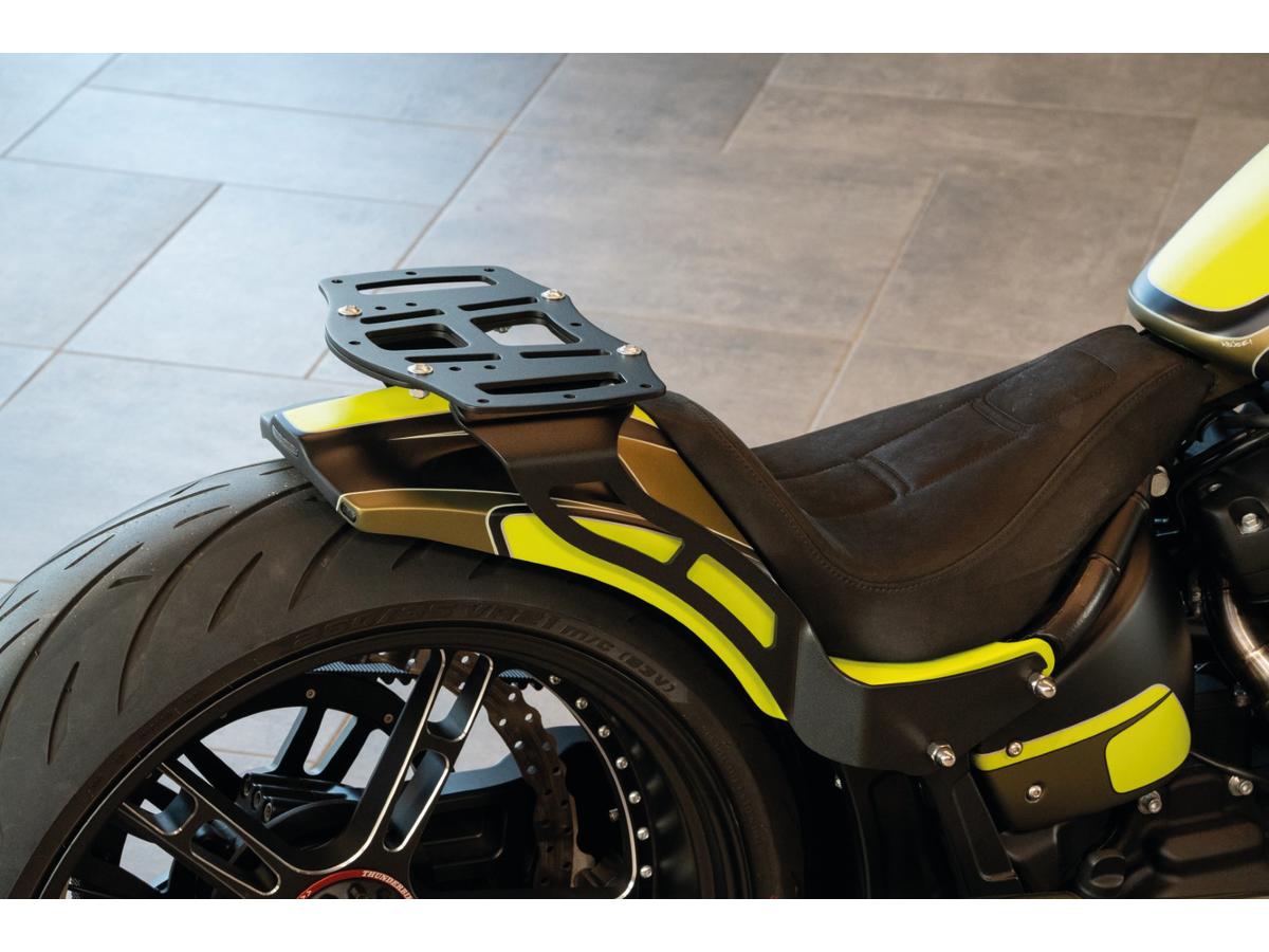 Thunderbike Custombike Luggage Rack Extension Plate Black Thunderbike