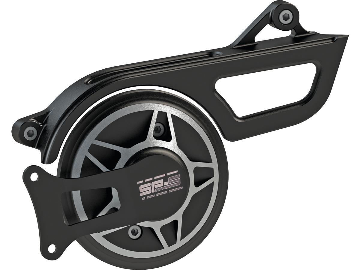Thunderbike Front Pulley Cover For Sportster S And Nightster Sp S Design Black Cut Thunderbike Default Title
