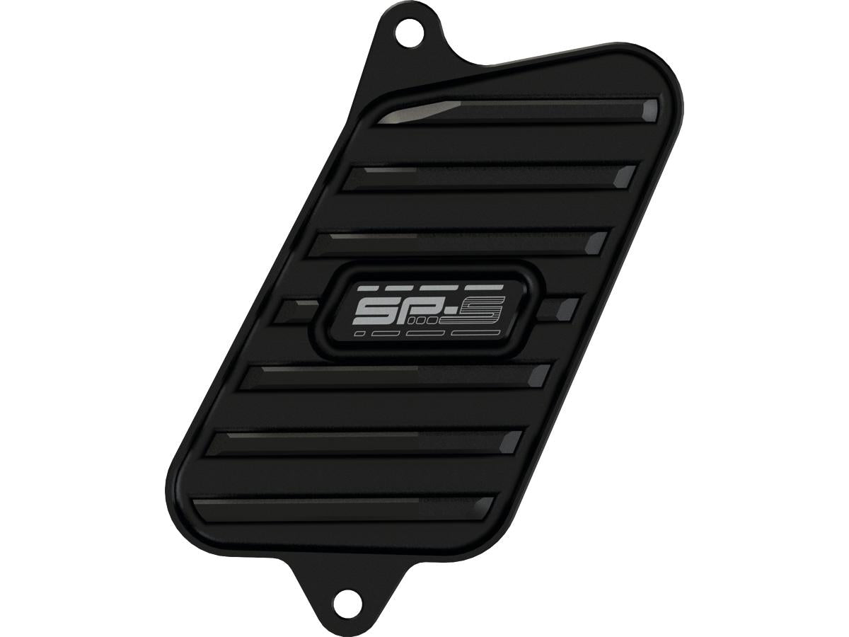Thunderbike Heat Exchanger Cover Sp S Design, Ribbed, Including Mounting Parts Black Powder Coated Thunderbike