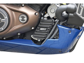 Thunderbike Heat Exchanger Cover Sp S Design, Ribbed, Including Mounting Parts Black Powder Coated Thunderbike Default Title