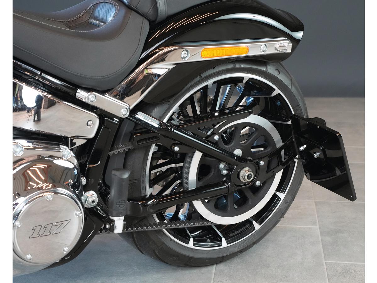 Thunderbike Belt Guard For M8 Softails Black Powder Coated Thunderbike