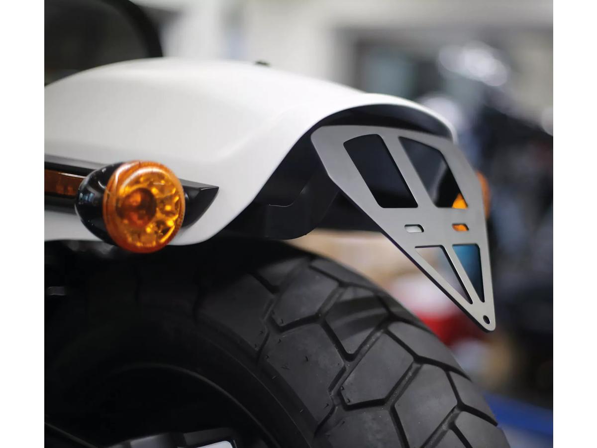 Thunderbike License Plate Bracket For Softail Fat Bob Flat Black Thunderbike Default Title
