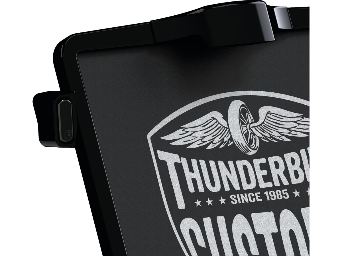 Thunderbike Inside Plate Stripe Led Turn Signal/Taillight/Brake Light 20° Slope Gloss Black Thunderbike