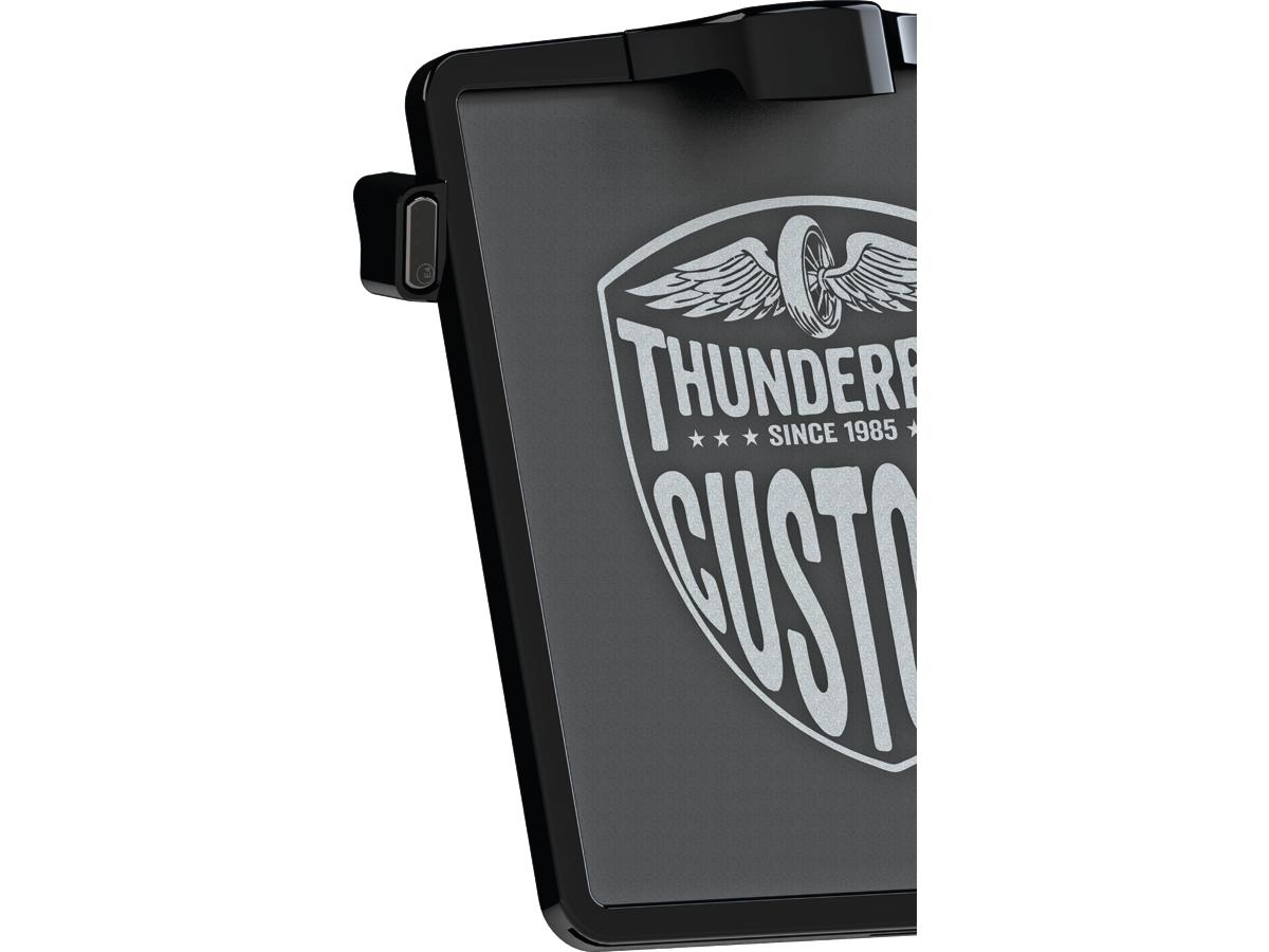 Thunderbike Inside Plate Stripe Led Turn Signal/Taillight/Brake Light 20° Slope Black Satin Thunderbike